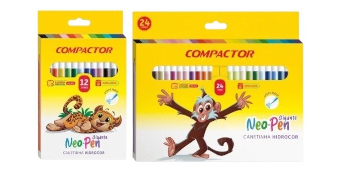 CANETA HIDROGRAFICA COMPACTOR NEO PEN GIGANTE